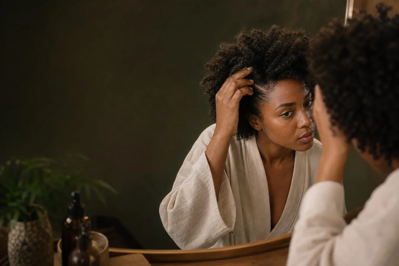 Cheveux crépus : 7 causes de chute et les solutions à adopter